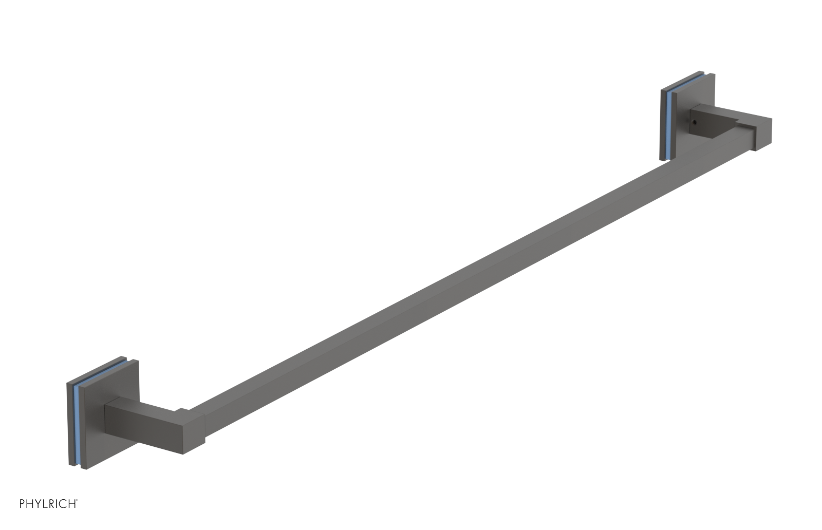 JOLIE - 30" Towel Bar with "Light Blue" Accents 222S-72