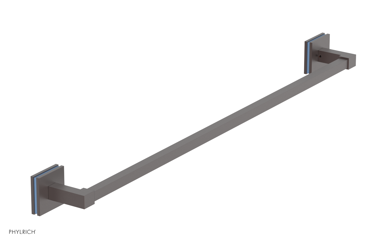 JOLIE - 30" Towel Bar with "Light Blue" Accents 222S-72