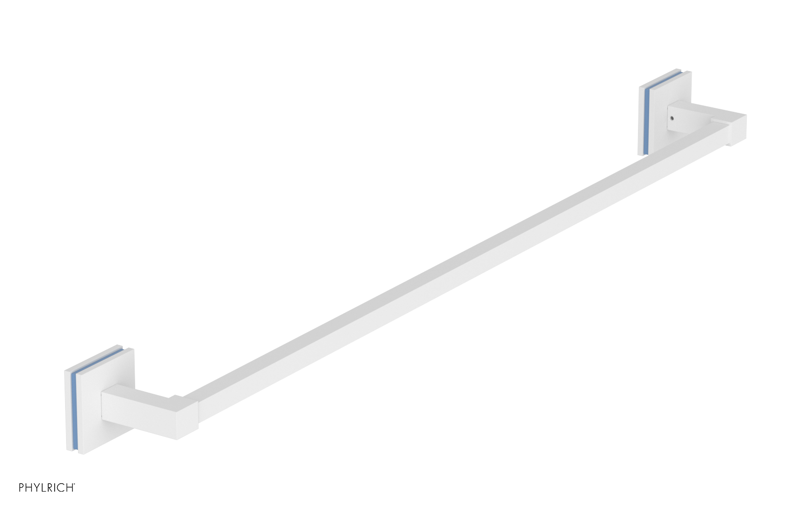 JOLIE - 30" Towel Bar with "Light Blue" Accents 222S-72