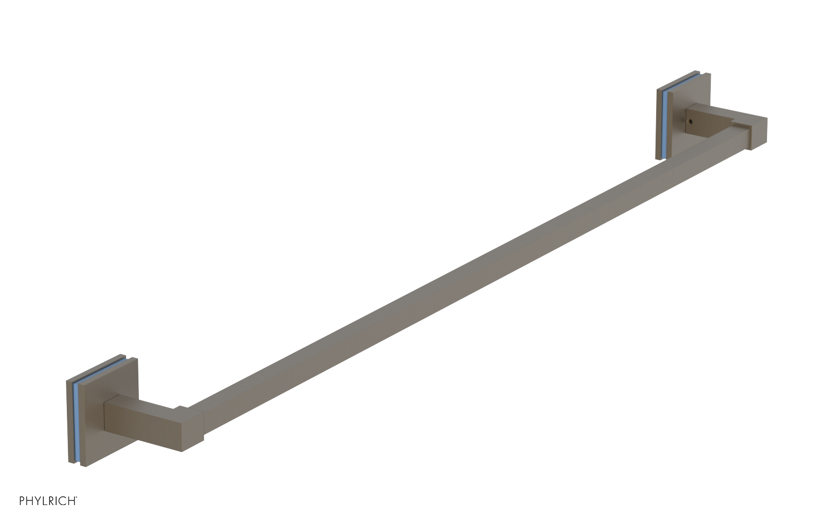 JOLIE - 30" Towel Bar with "Light Blue" Accents 222S-72