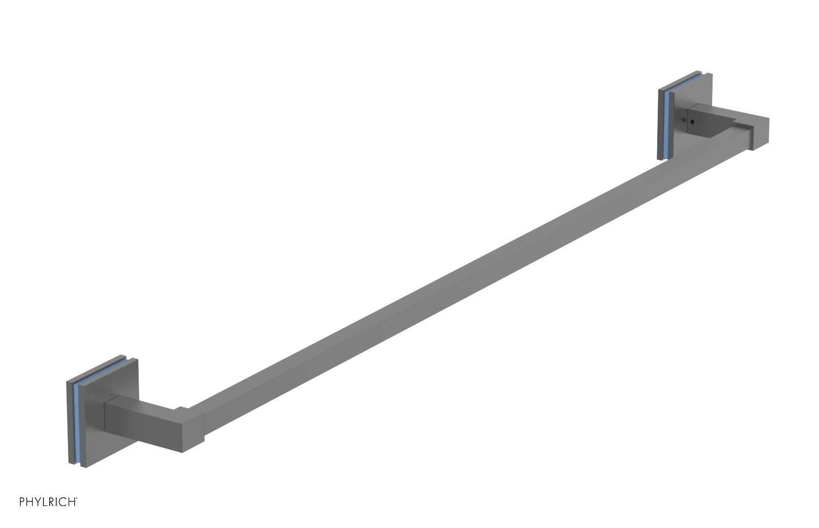 JOLIE - 30" Towel Bar with "Light Blue" Accents 222S-72
