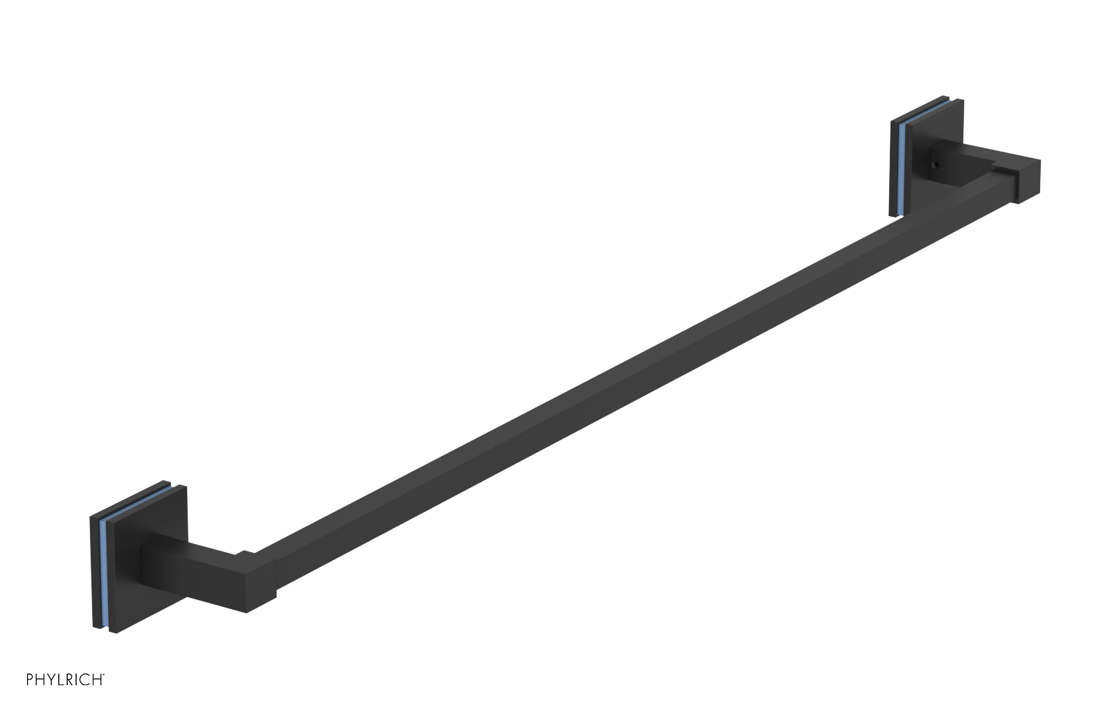 JOLIE - 30" Towel Bar with "Light Blue" Accents 222S-72