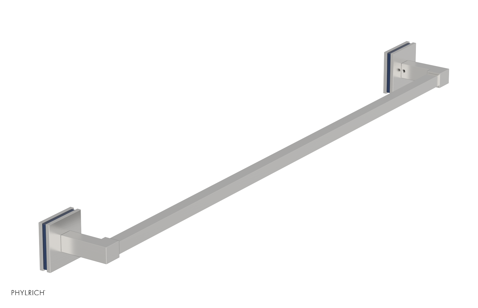 JOLIE - 30" Towel Bar with "Navy Blue" Accents 222S-72