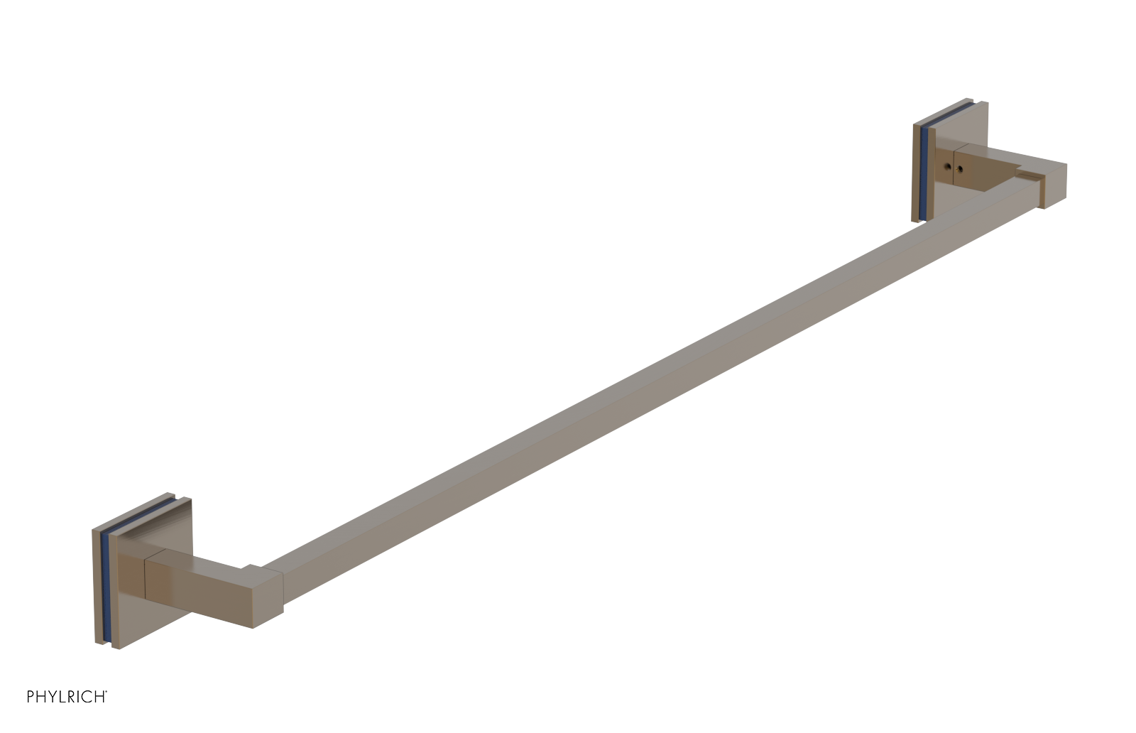 JOLIE - 30" Towel Bar with "Navy Blue" Accents 222S-72