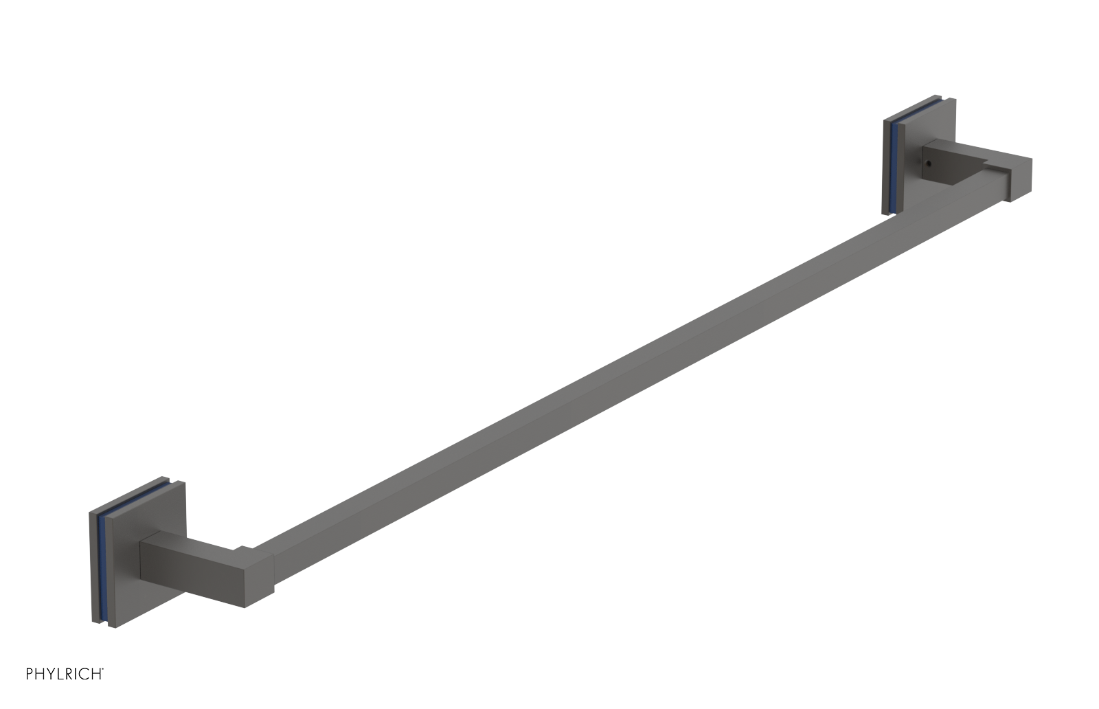 JOLIE - 30" Towel Bar with "Navy Blue" Accents 222S-72