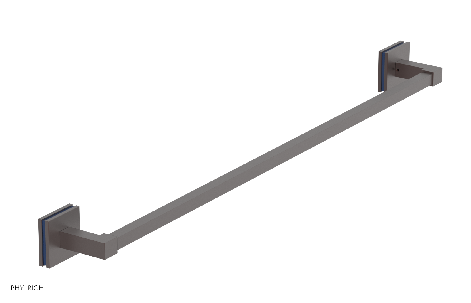 JOLIE - 30" Towel Bar with "Navy Blue" Accents 222S-72