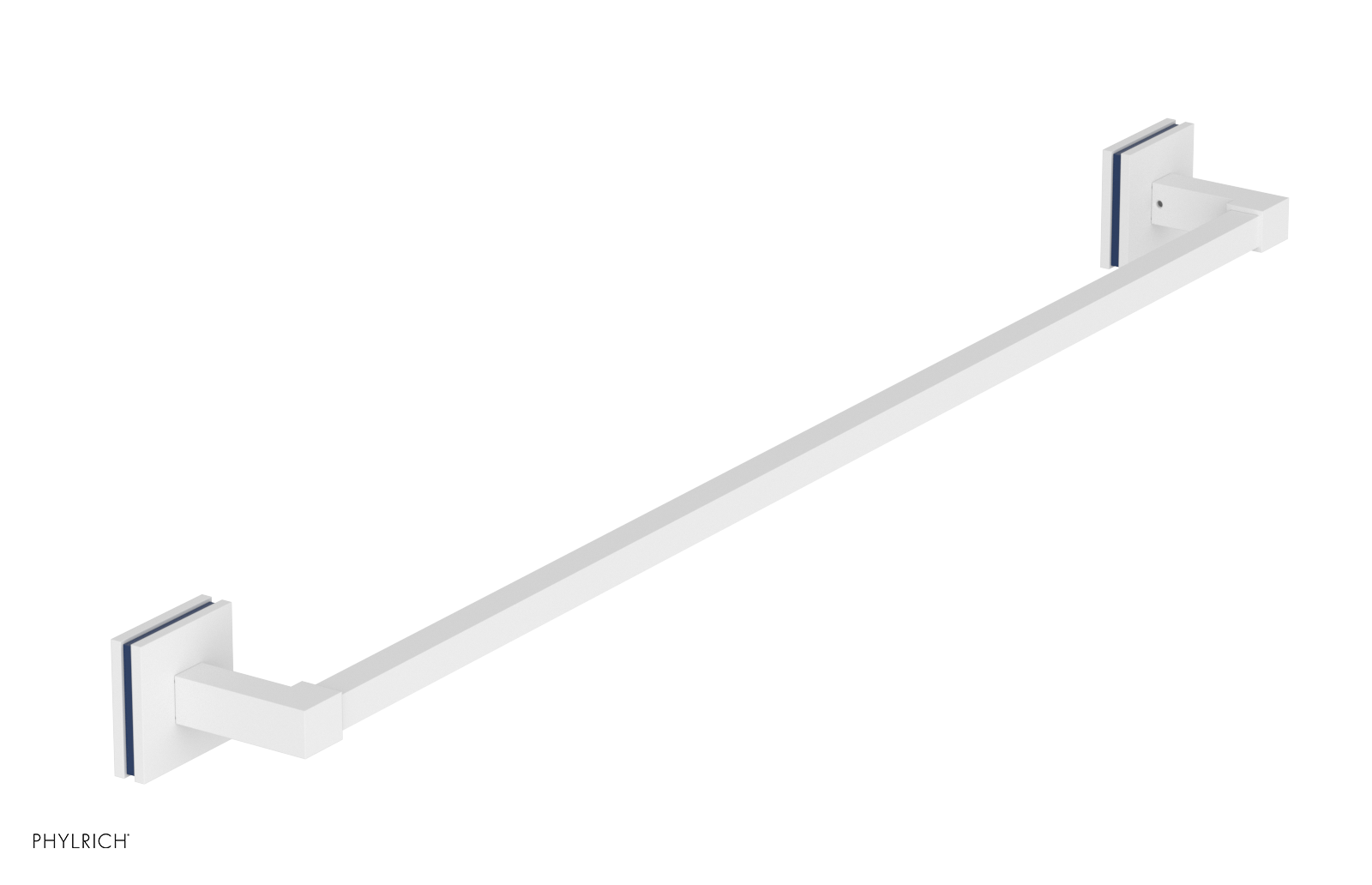 JOLIE - 30" Towel Bar with "Navy Blue" Accents 222S-72