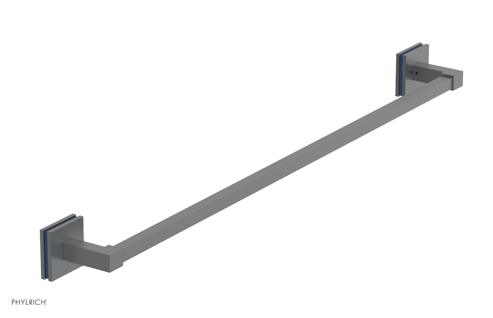 JOLIE - 30" Towel Bar with "Navy Blue" Accents 222S-72
