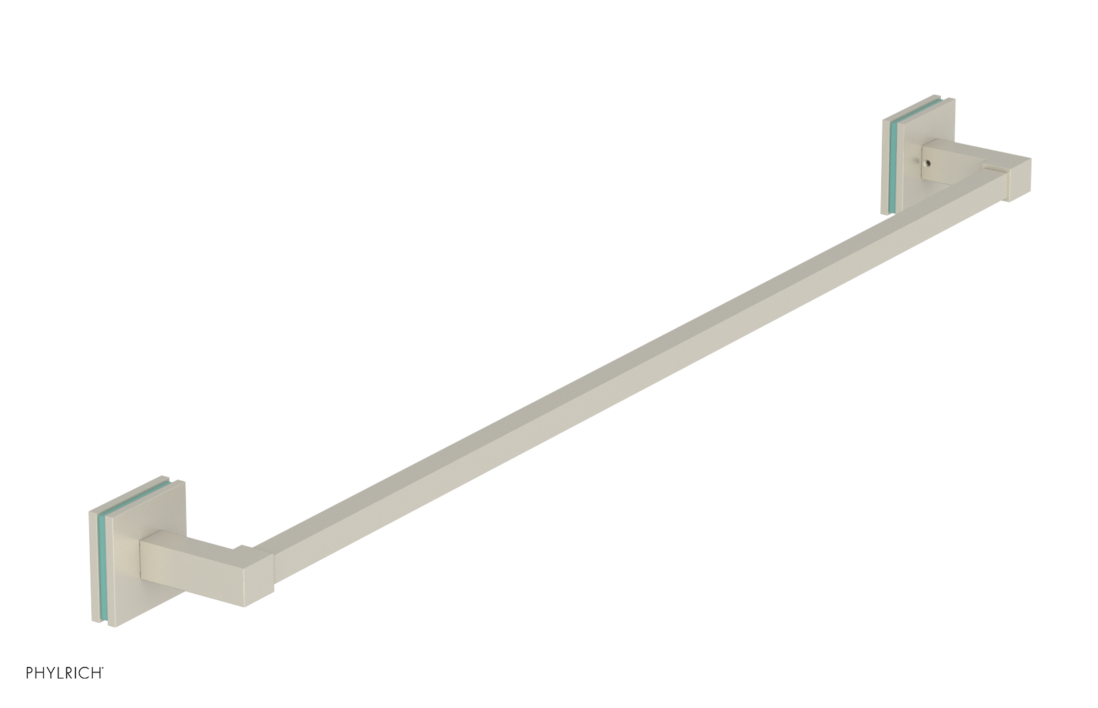 JOLIE - 30" Towel Bar with "Turqoise" Accents 222S-72