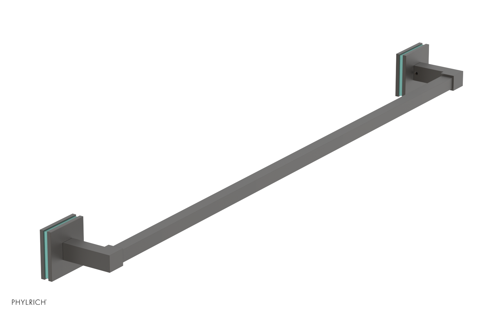 JOLIE - 30" Towel Bar with "Turqoise" Accents 222S-72