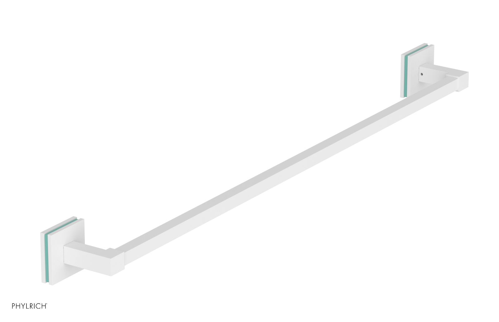 JOLIE - 30" Towel Bar with "Turqoise" Accents 222S-72