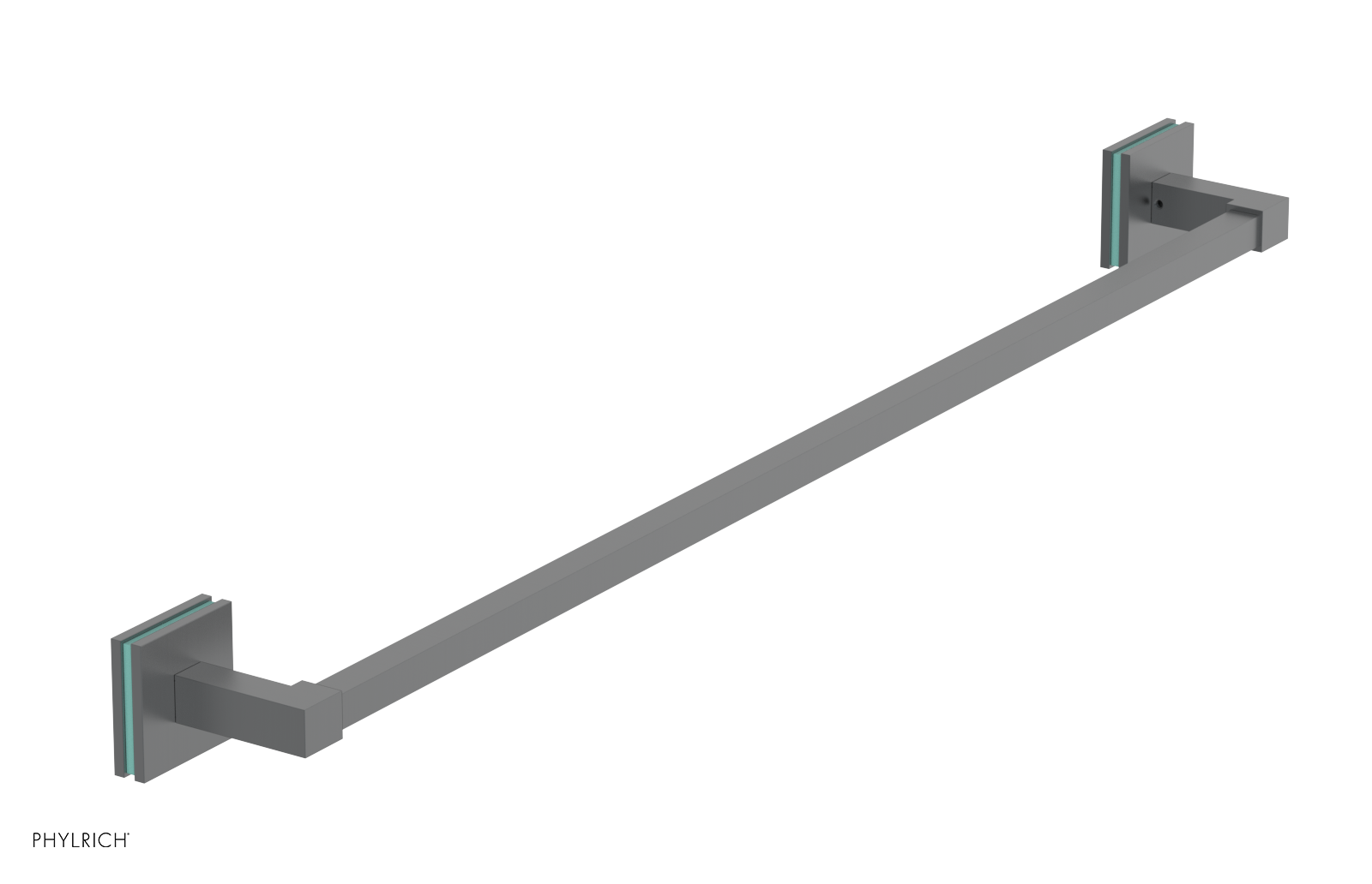 JOLIE - 30" Towel Bar with "Turqoise" Accents 222S-72