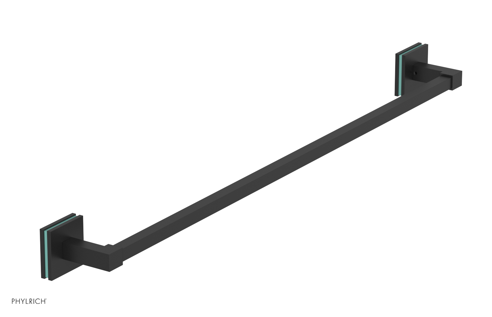 JOLIE - 30" Towel Bar with "Turqoise" Accents 222S-72