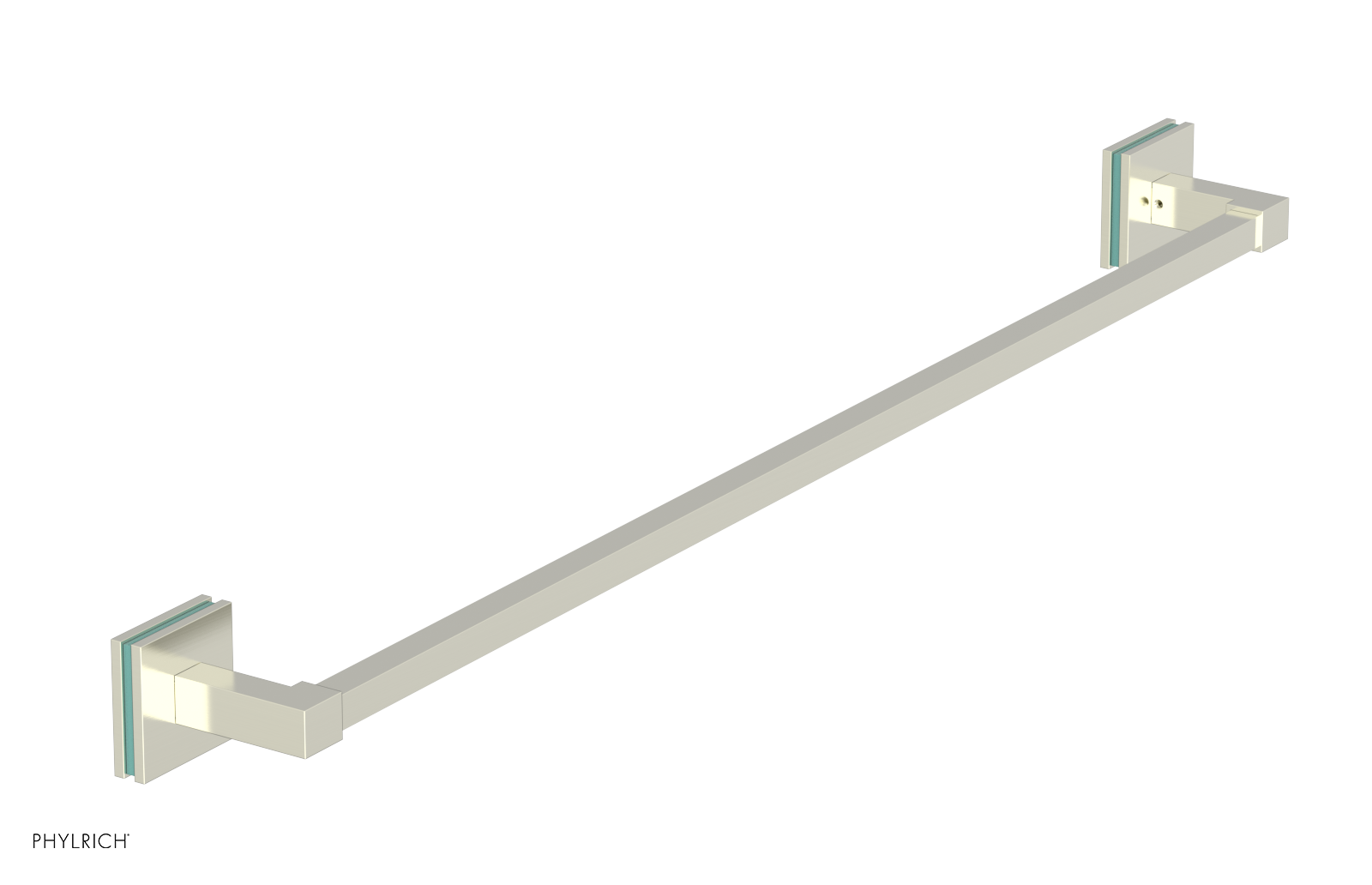 JOLIE - 30" Towel Bar with "Turqoise" Accents 222S-72