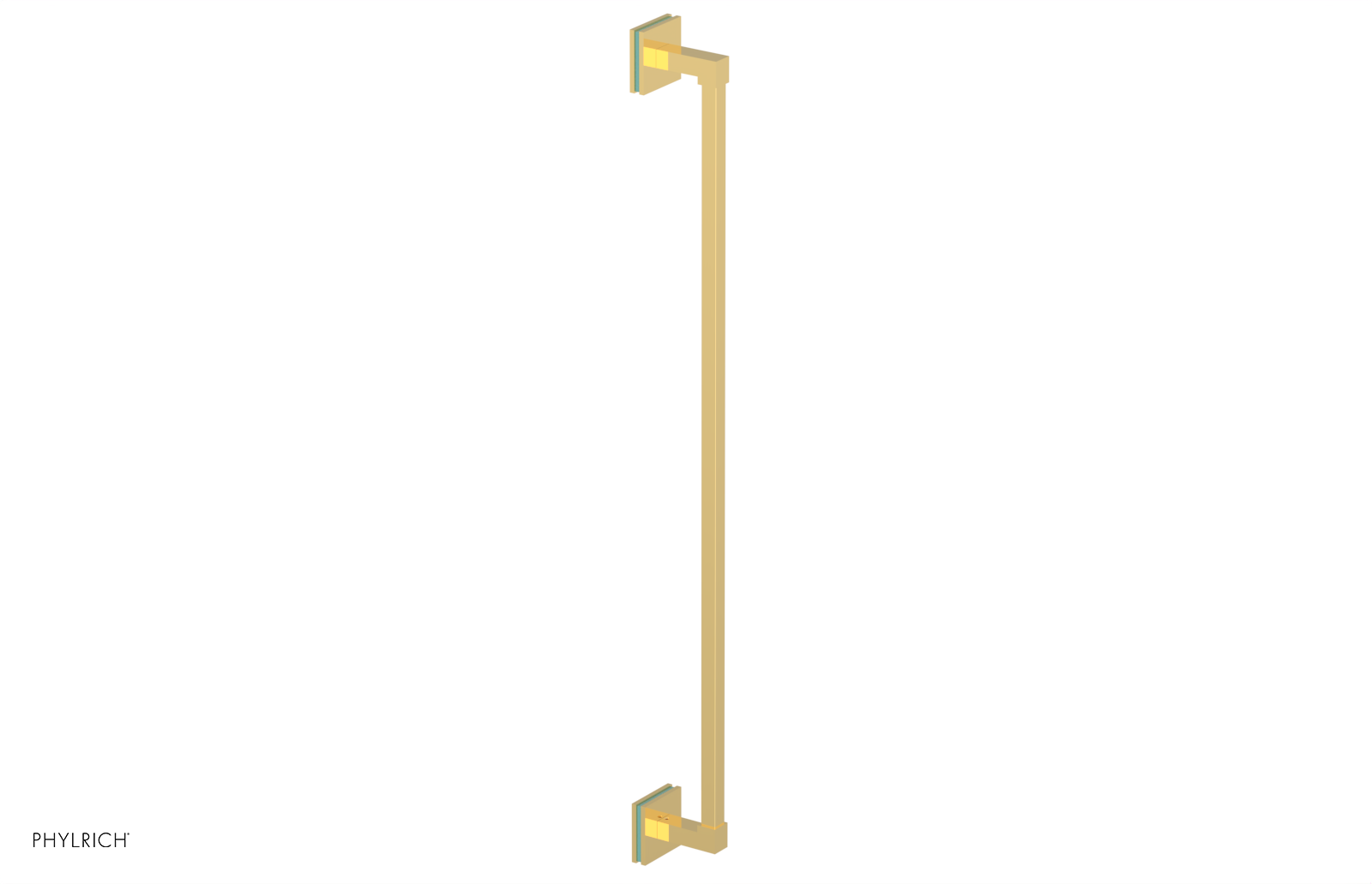 JOLIE - 30" Towel Bar with "Turqoise" Accents 222S-72
