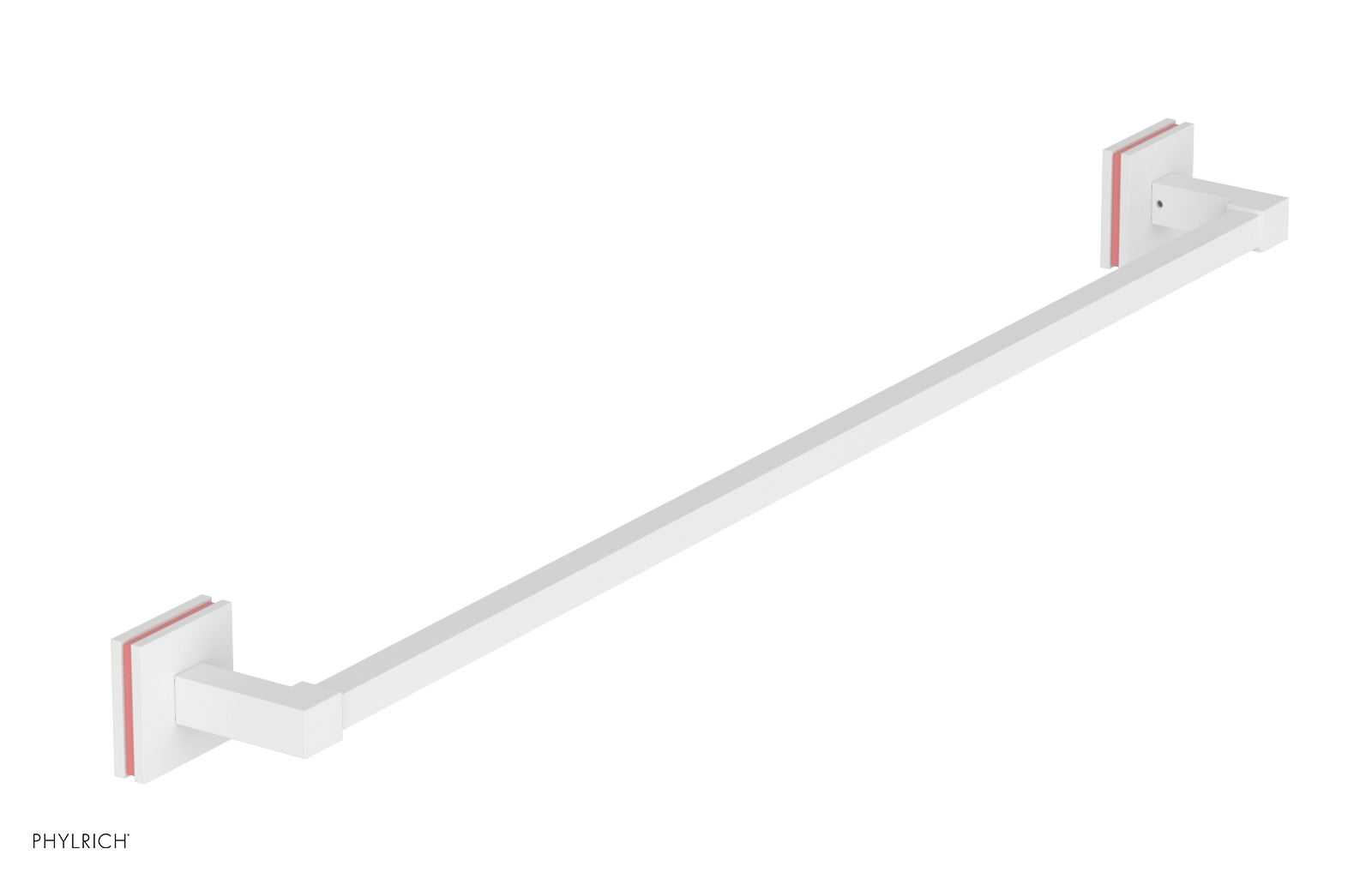JOLIE - 30" Towel Bar with "Pink" Accents 222S-72