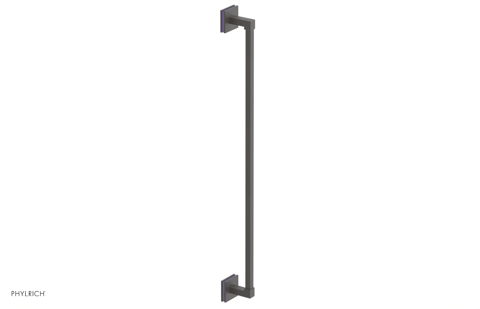 JOLIE - 30" Towel Bar with "Purple" Accents 222S-72