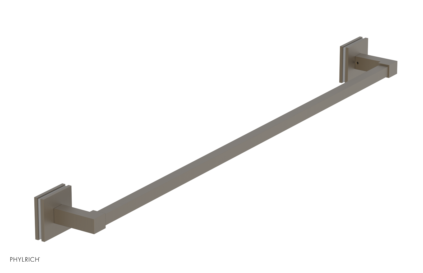 JOLIE - 30" Towel Bar with "Grey" Accents 222S-72