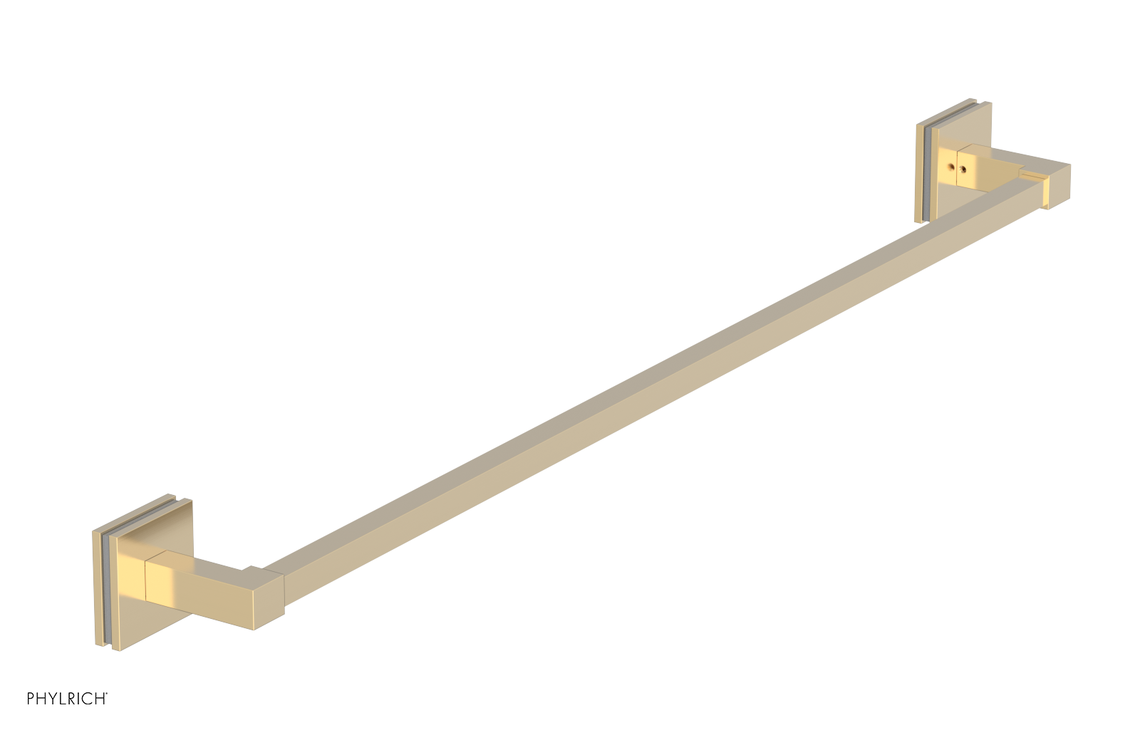 JOLIE - 30" Towel Bar with "Grey" Accents 222S-72