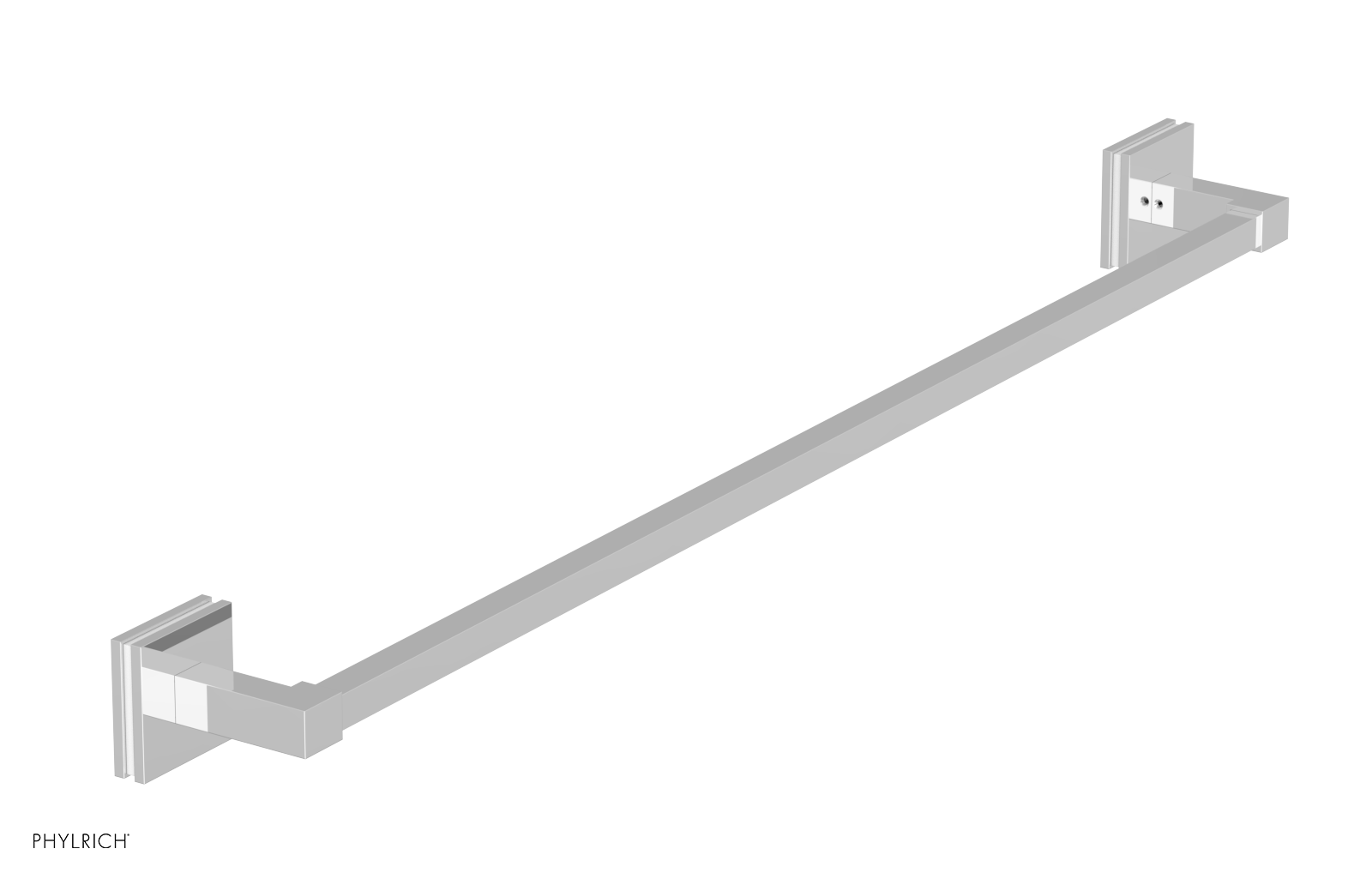 JOLIE - 30" Towel Bar with "White" Accents 222S-72