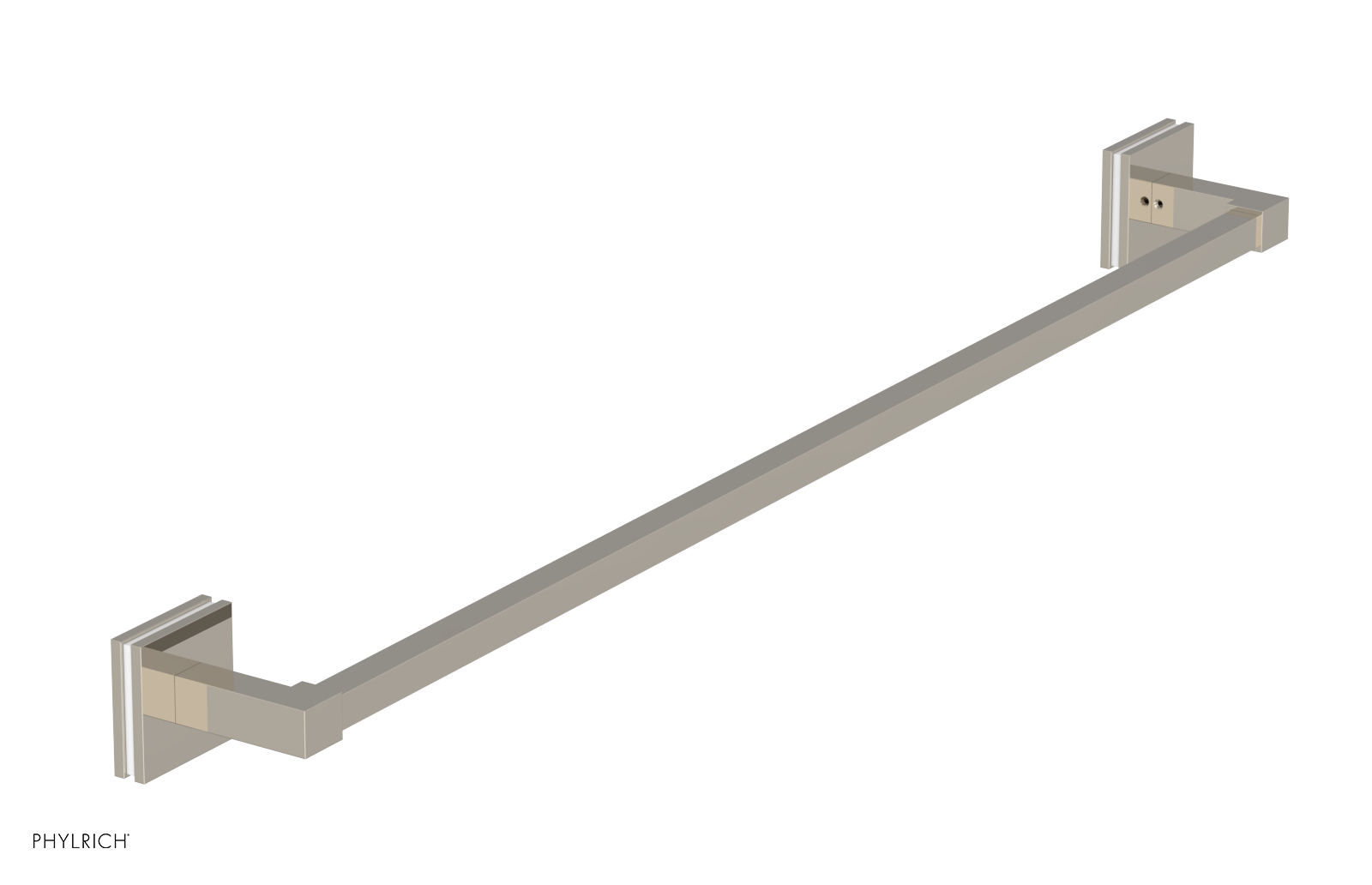 JOLIE - 30" Towel Bar with "White" Accents 222S-72