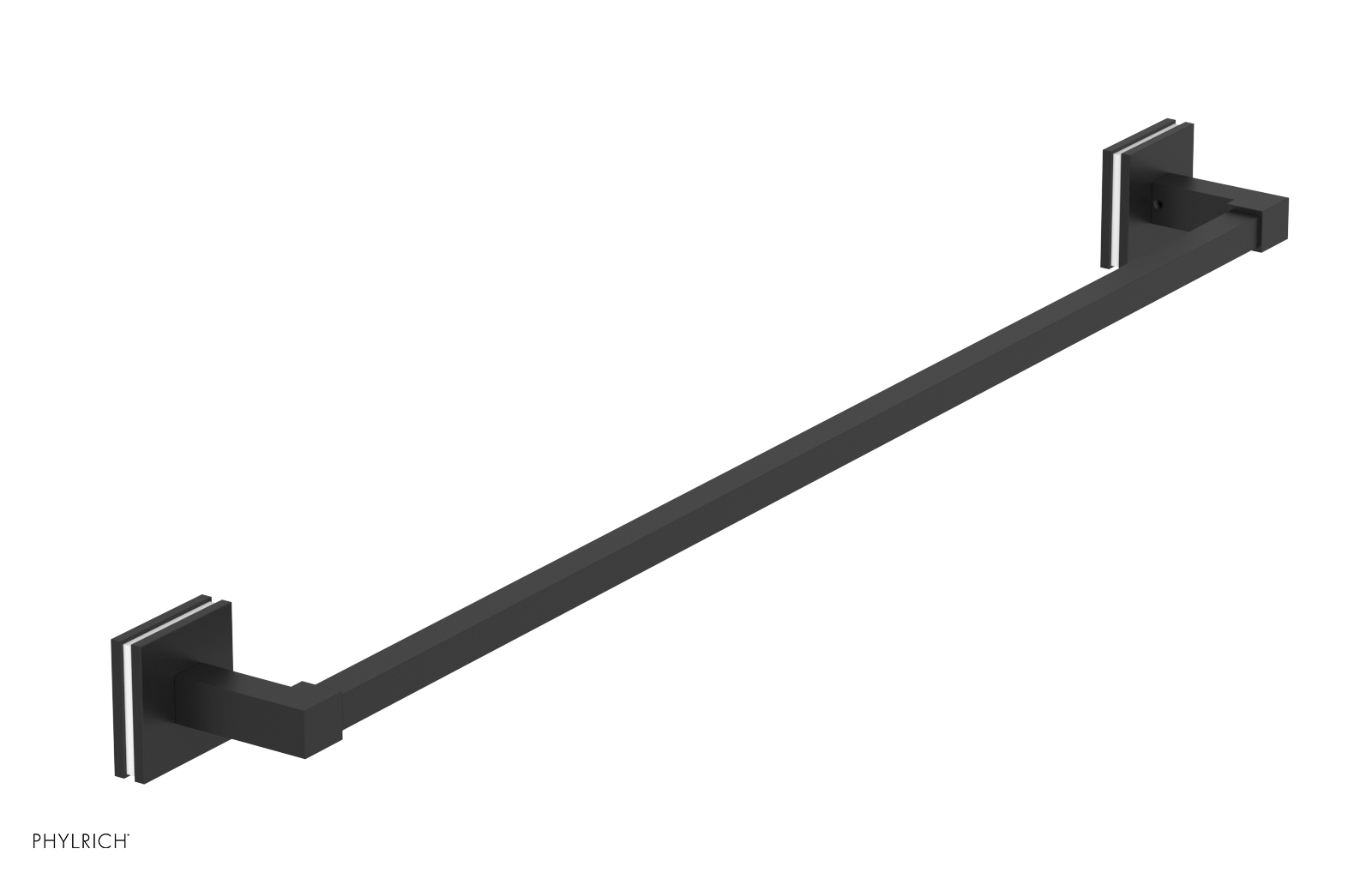 JOLIE - 30" Towel Bar with "White" Accents 222S-72