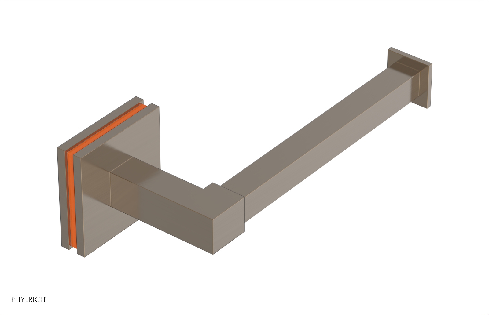 JOLIE - Hand Towel Bar with 'Orange" Accents 222S-75