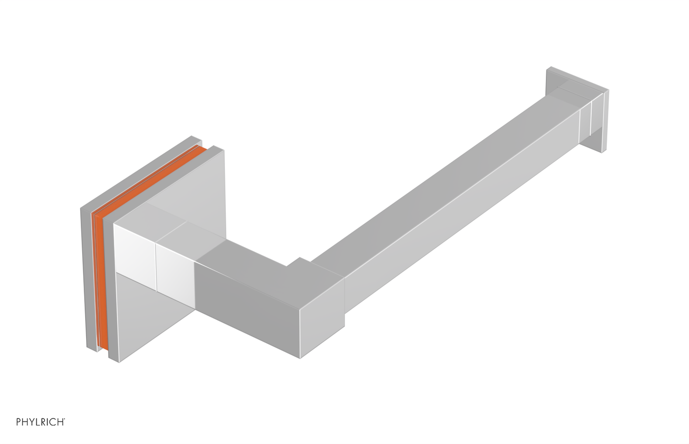 JOLIE - Hand Towel Bar with 'Orange" Accents 222S-75