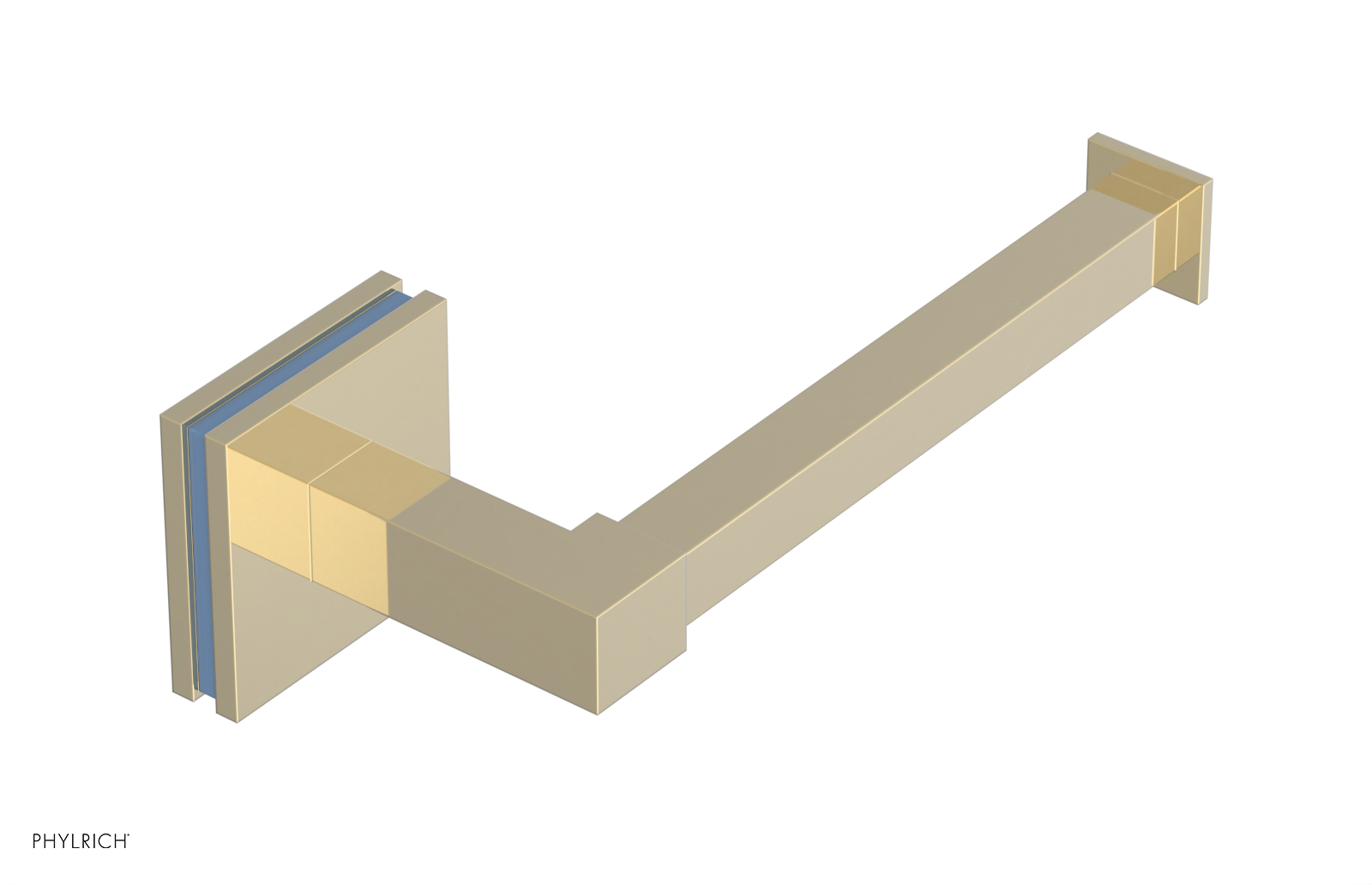 JOLIE - Hand Towel Bar with 'Light Blue" Accents 222S-75