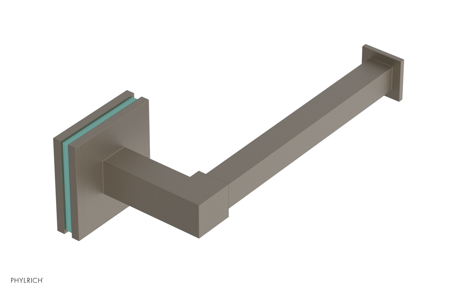 JOLIE - Hand Towel Bar with 'Turqoise" Accents 222S-75