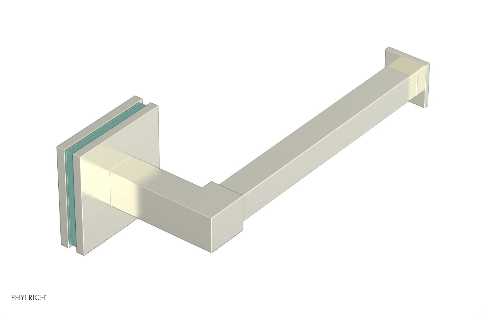 JOLIE - Hand Towel Bar with 'Turqoise" Accents 222S-75