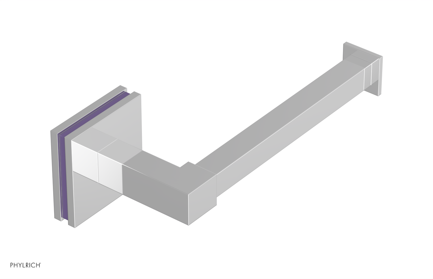 JOLIE - Hand Towel Bar with 'Purple" Accents 222S-75