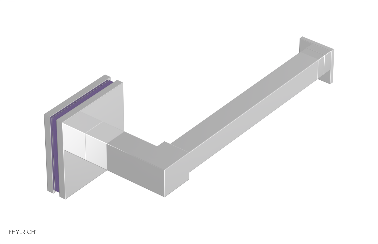 JOLIE - Hand Towel Bar with 'Purple" Accents 222S-75