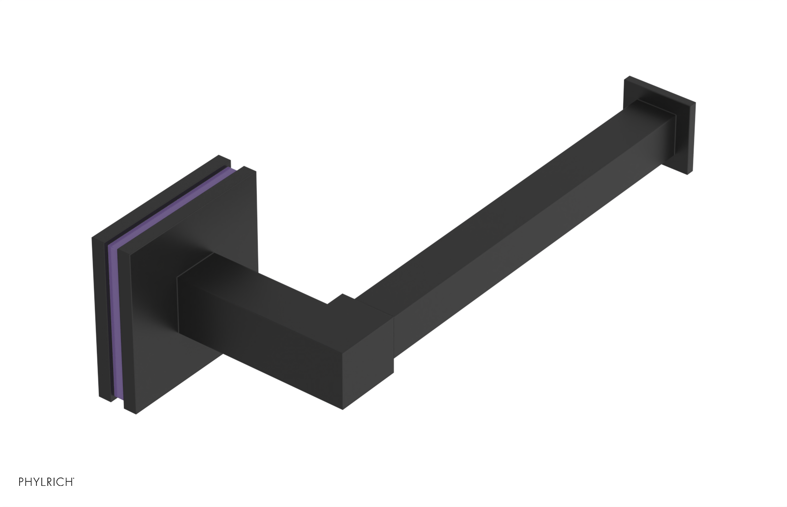 JOLIE - Hand Towel Bar with 'Purple" Accents 222S-75