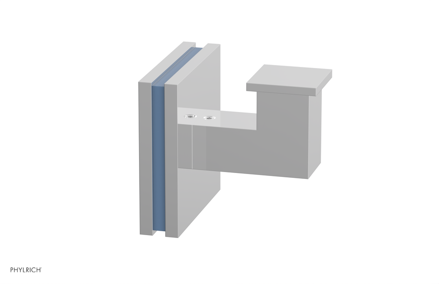 JOLIE - Robe Hook with "Light Blue" Accents 222S-76