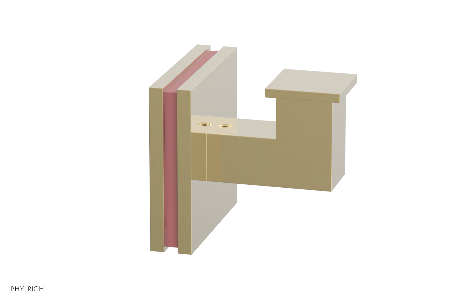 JOLIE - Robe Hook with "Pink" Accents 222S-76