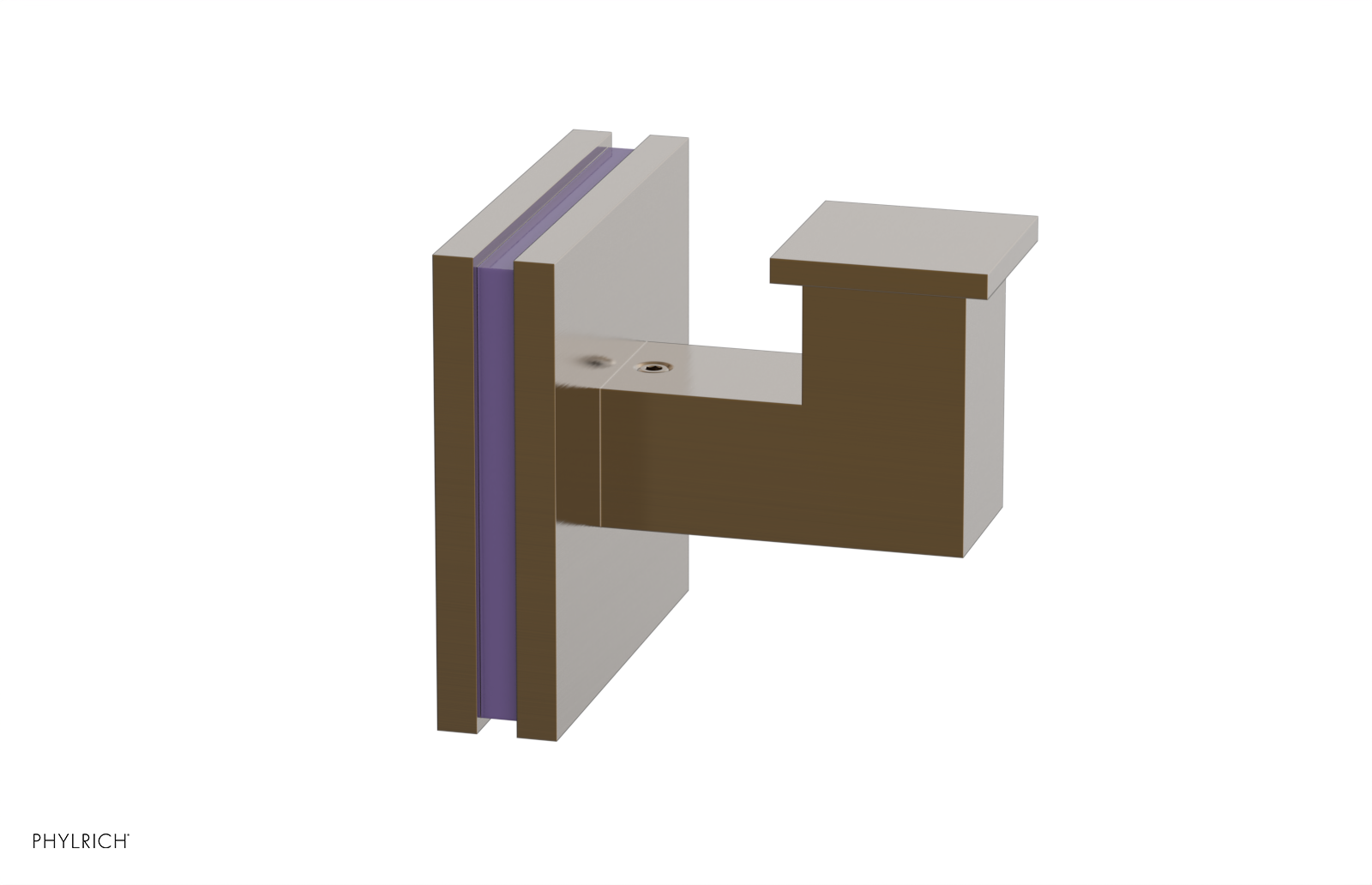 JOLIE - Robe Hook with "Purple" Accents 222S-76