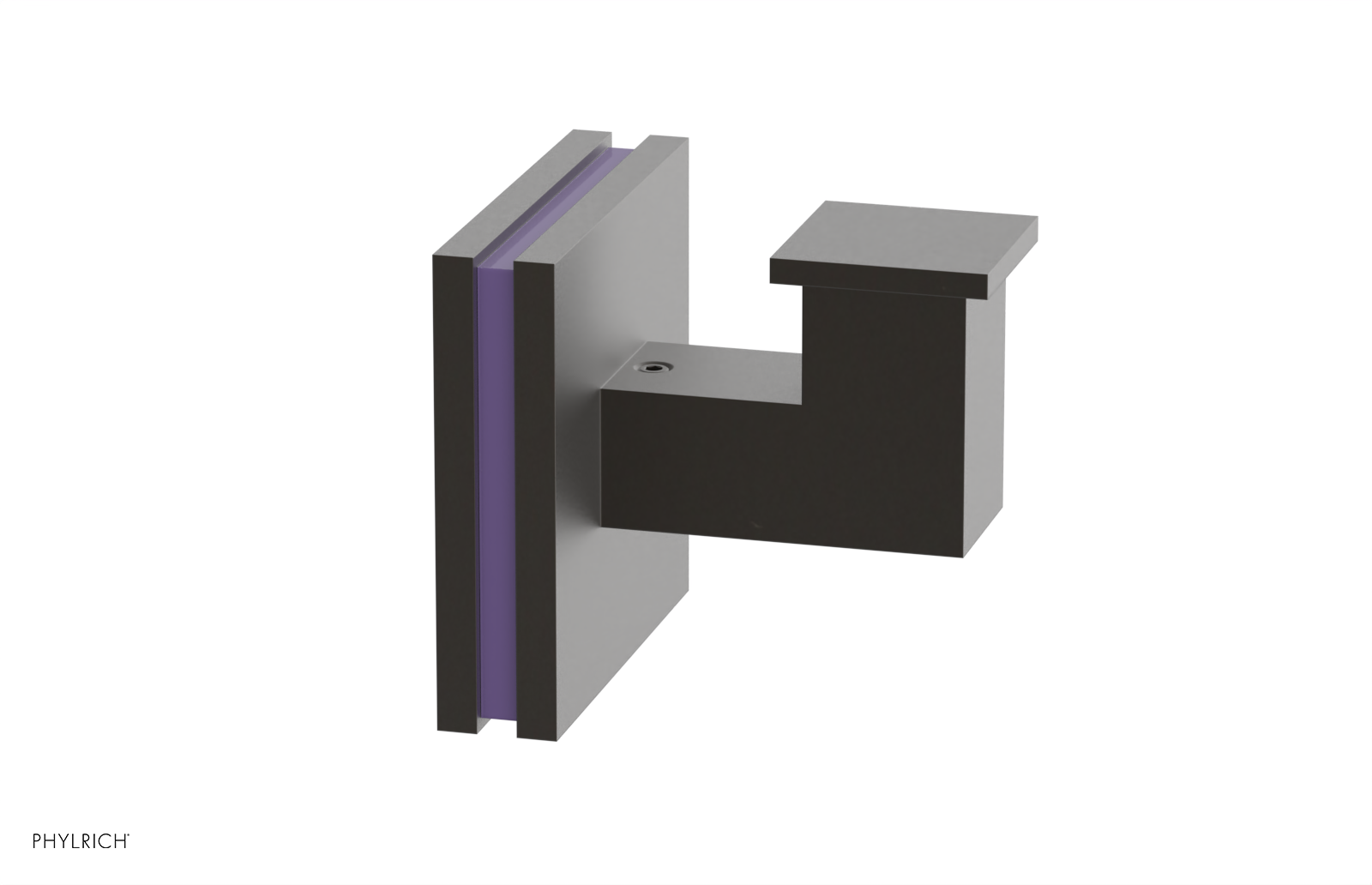 JOLIE - Robe Hook with "Purple" Accents 222S-76