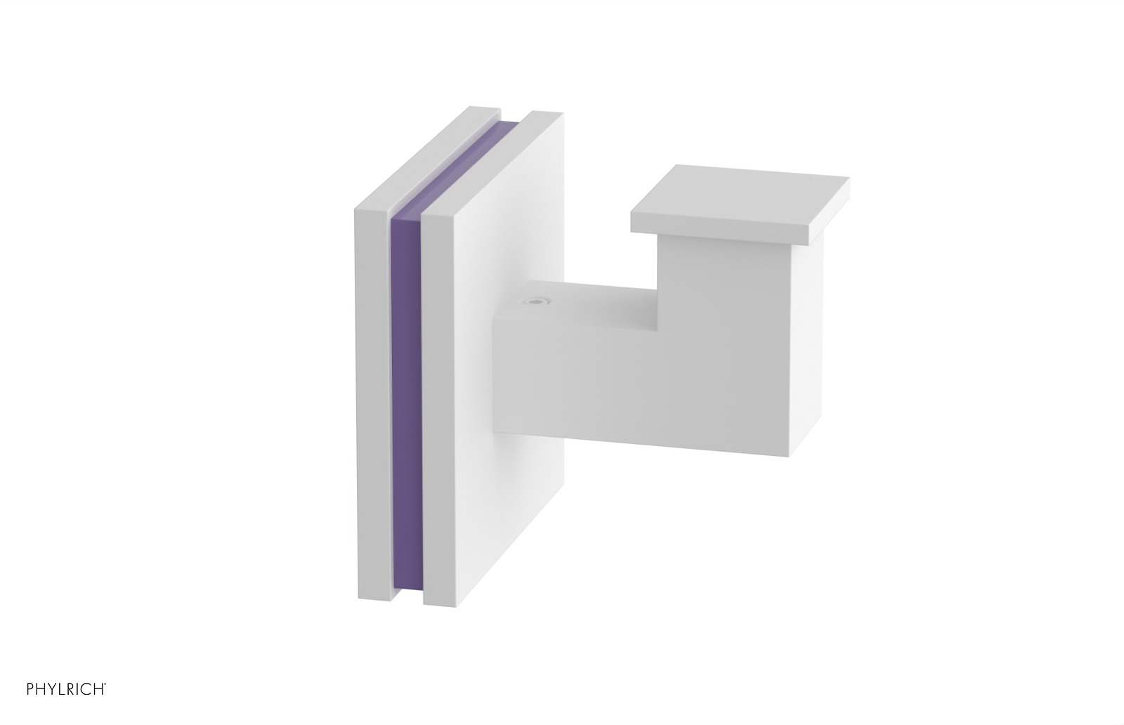 JOLIE - Robe Hook with "Purple" Accents 222S-76