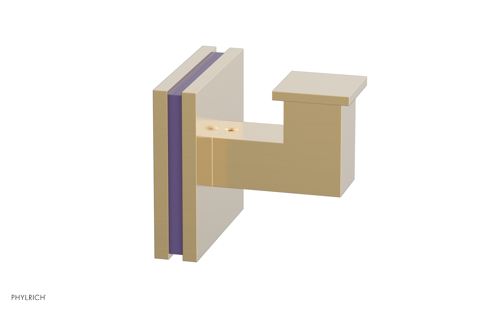 JOLIE - Robe Hook with "Purple" Accents 222S-76