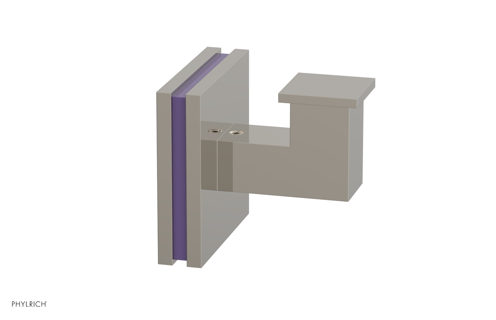 JOLIE - Robe Hook with "Purple" Accents 222S-76