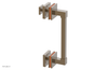 JOLIE - 8" Single Sided Shower Pull with "Orange" Accents 222S-92-08