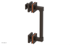 JOLIE - 8" Single Sided Shower Pull with "Orange" Accents 222S-92-08