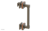 JOLIE - 8" Single Sided Shower Pull with "Orange" Accents 222S-92-08