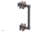 JOLIE - 8" Single Sided Shower Pull with "Orange" Accents 222S-92-08