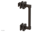 JOLIE - 8" Single Sided Shower Pull with "Black" Accents 222S-92-08