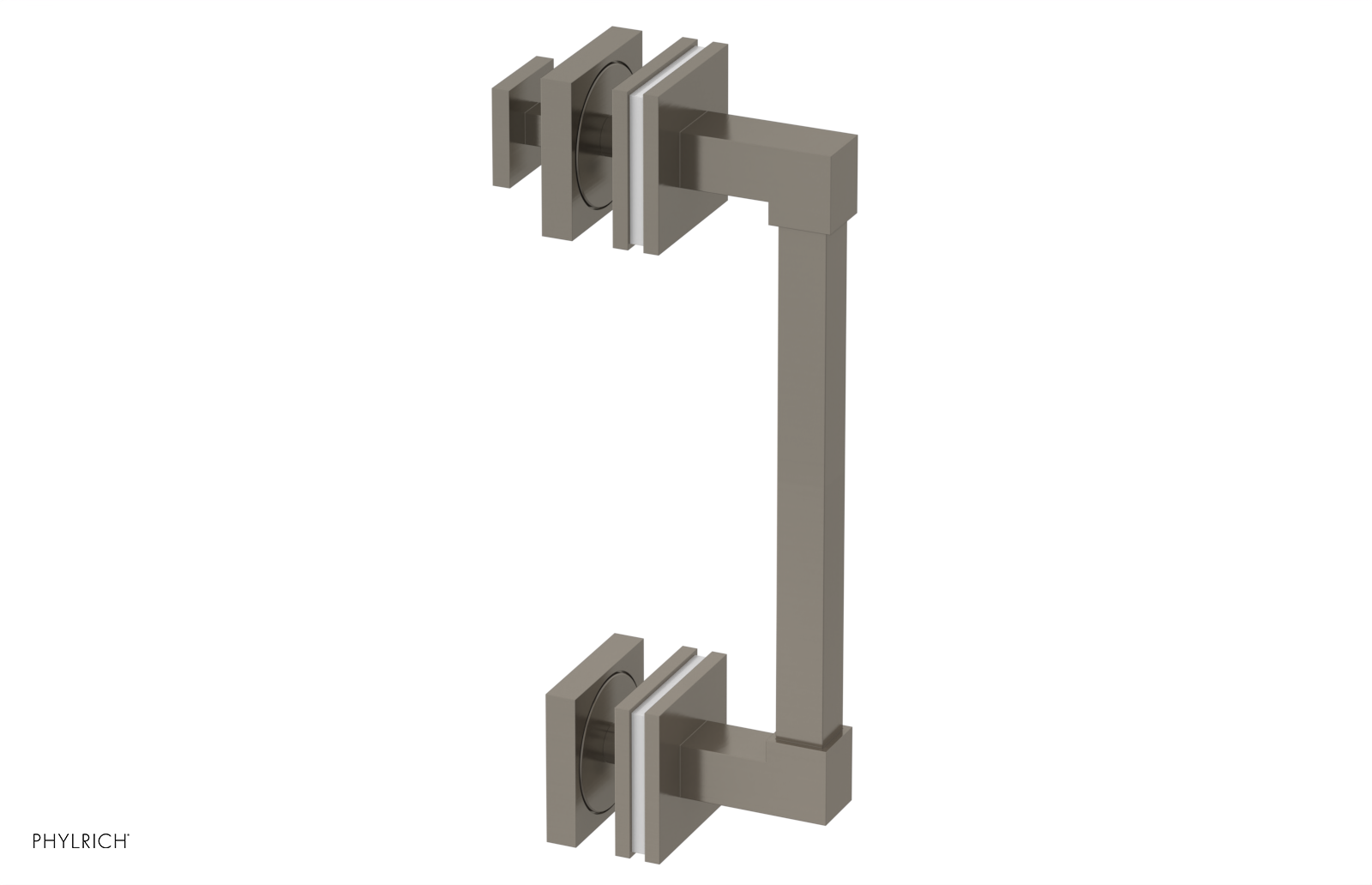 JOLIE - 8" Single Sided Shower Pull with "White" Accents 222S-92-08