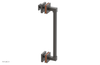 JOLIE - 12" Single Sided Shower Pull with "Orange" Accents 222S-92-12
