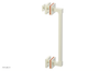 JOLIE - 12" Single Sided Shower Pull with "Orange" Accents 222S-92-12