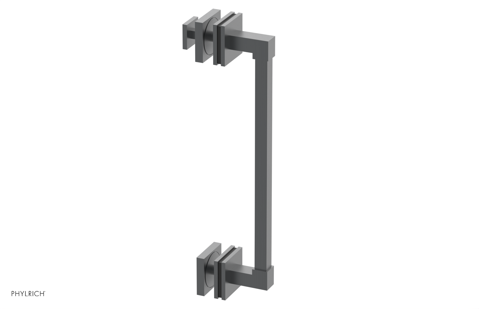 JOLIE - 12" Single Sided Shower Pull with "Black" Accents 222S-92-12